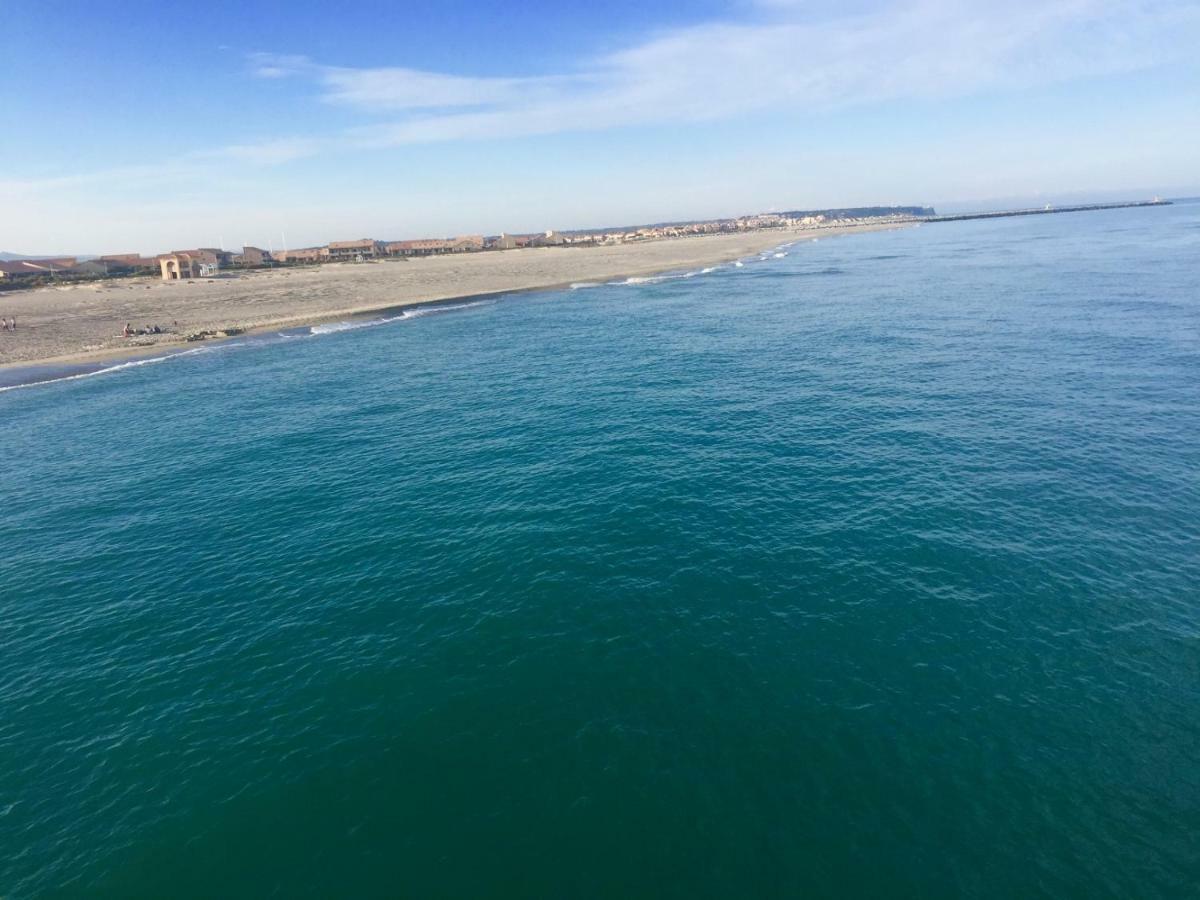 Maisonnette Vue Mer Pieds Dans L'Eau Wifi Leucate Extérieur photo