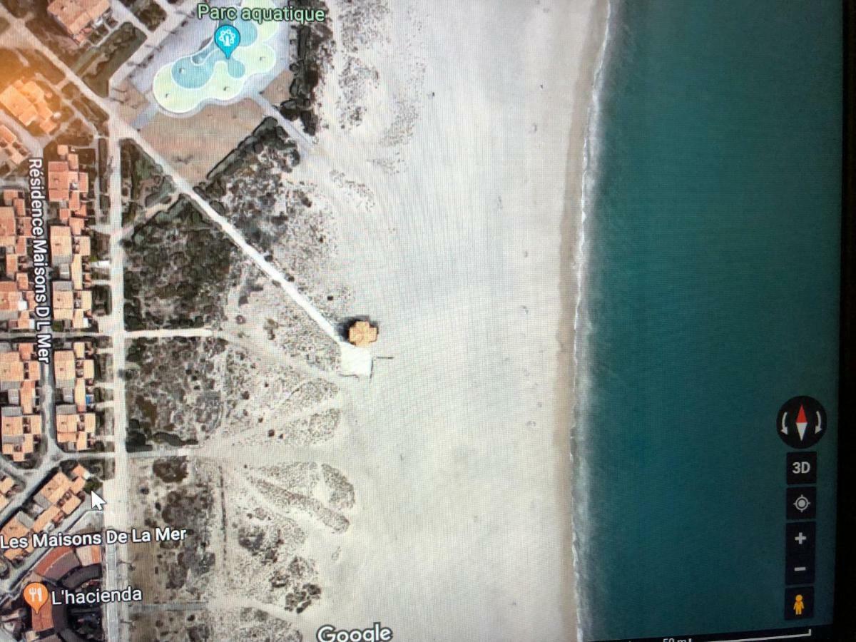 Maisonnette Vue Mer Pieds Dans L'Eau Wifi Leucate Extérieur photo