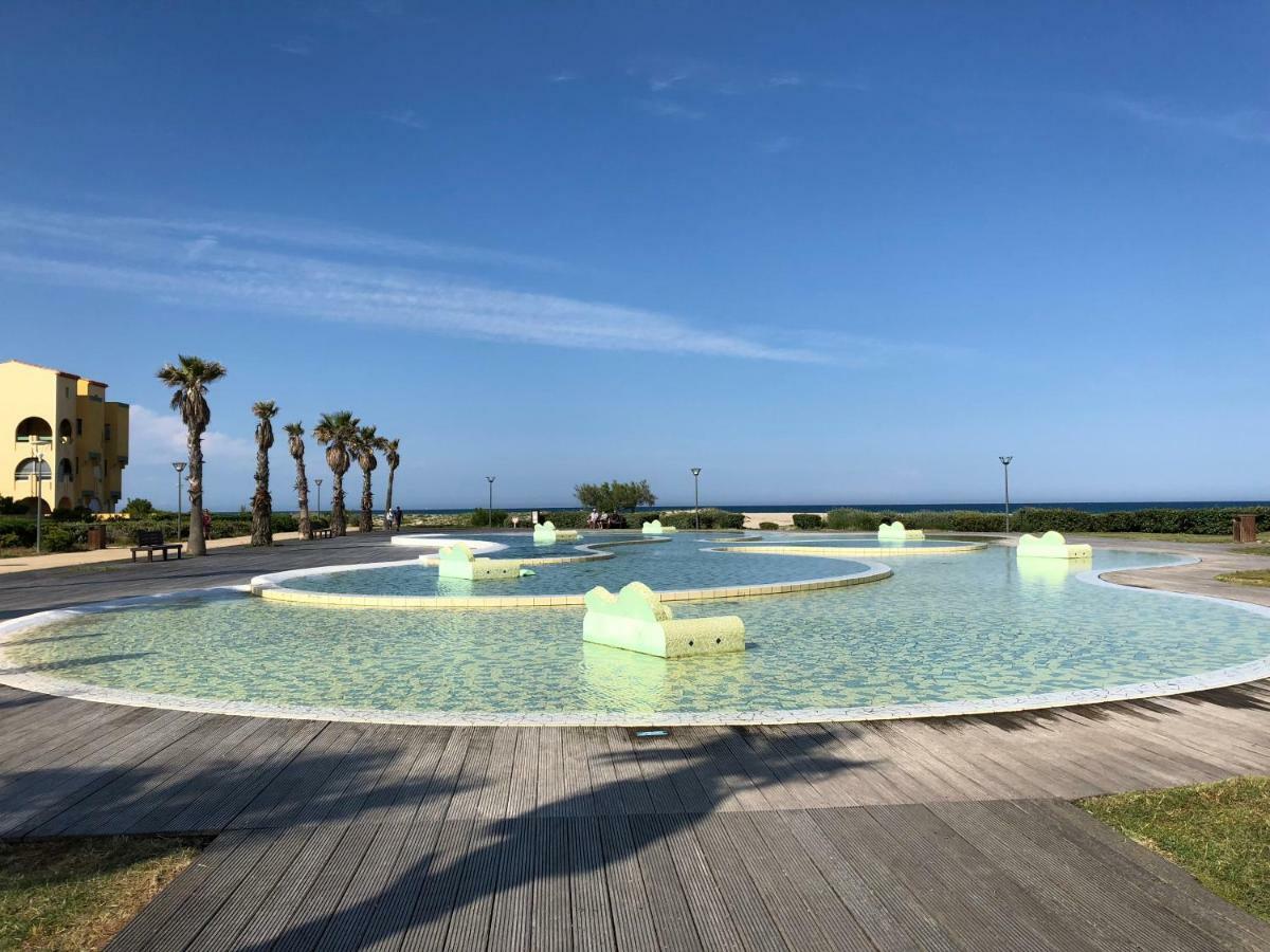 Maisonnette Vue Mer Pieds Dans L'Eau Wifi Leucate Extérieur photo